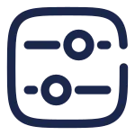 Tuning Square 2 SVG Icon